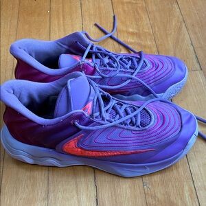 Nike Purple and Red Athletic Shoes